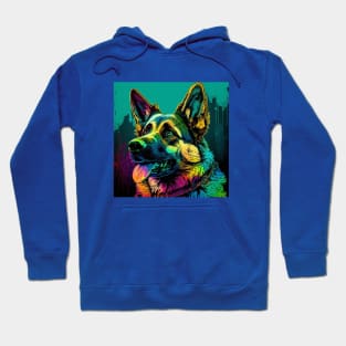 Pop Art German Shepherd Hoodie